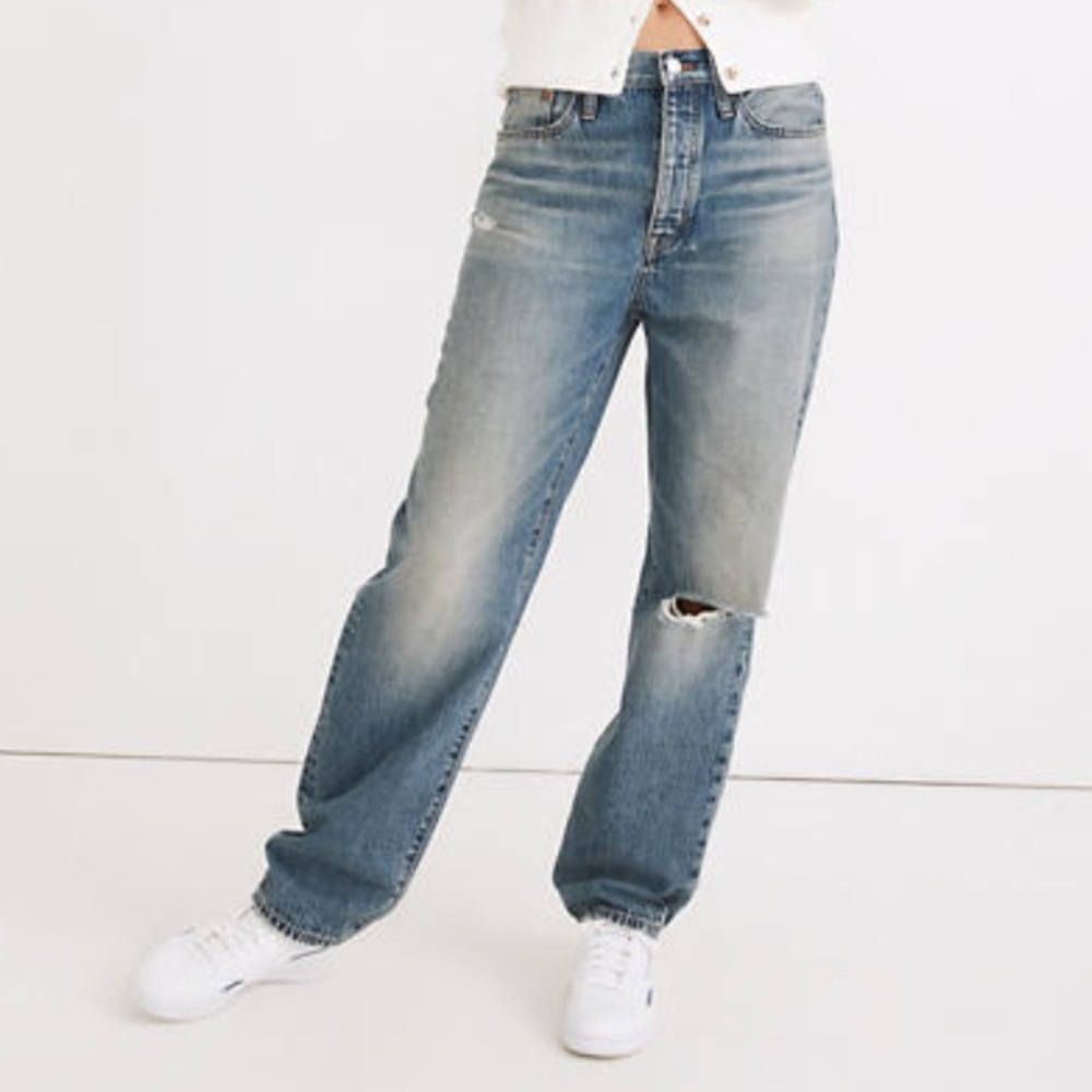 Madewell Dadjean In Duane Wash Ripped Edition 31 NWT